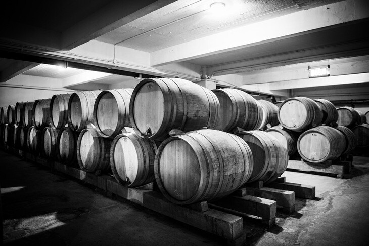 Vinaigre à la Framboise, vinaigre de vin rouge vieilli en fût de Chêne
